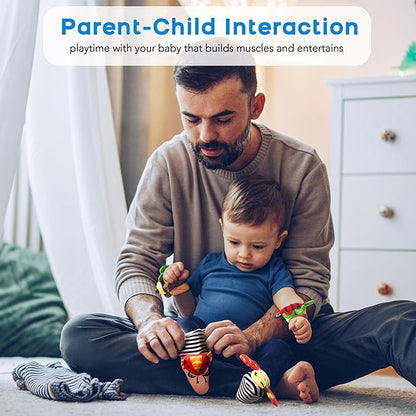 Baby Toys 0-6 Months: Baby Rattles 0-6 Months Baby Essentials for Boys Girl Infant Toys Wrist Rattles Socks Hand & Feet Newborn Essentials Must Haves Registry Search Shower Gifts for 0-3 0-12 Months