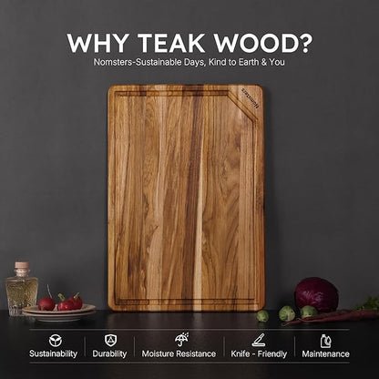 Extra Large Teak Wood Cutting Board