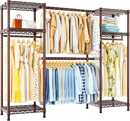 Ulif E7 Garment Rack, Heavy Duty Clothes Storage System