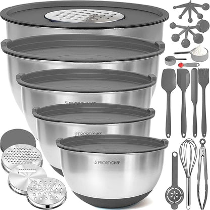 Priority Chef Stainless Steel Mixing Bowls