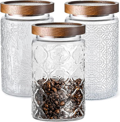 Adodeen 3-Pack 32oz Glass Jar