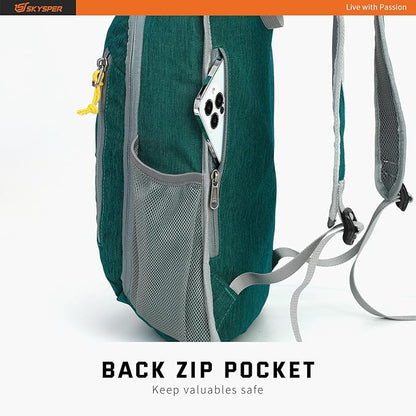 SKYSPER Small Daypack 10L Hiking Backpack Packable Lightweight Travel Day Pack for Women Men