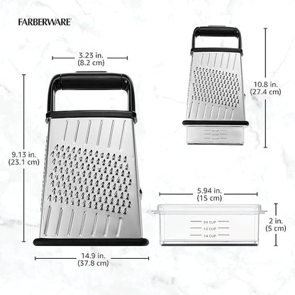 Farberware Professional 4-Sided Slim Stainless Steel Heavy Duty Kitchen Box