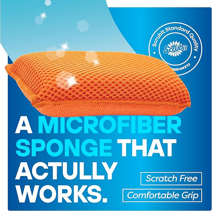 SCRUBIT Reusable Sponges for Dishes