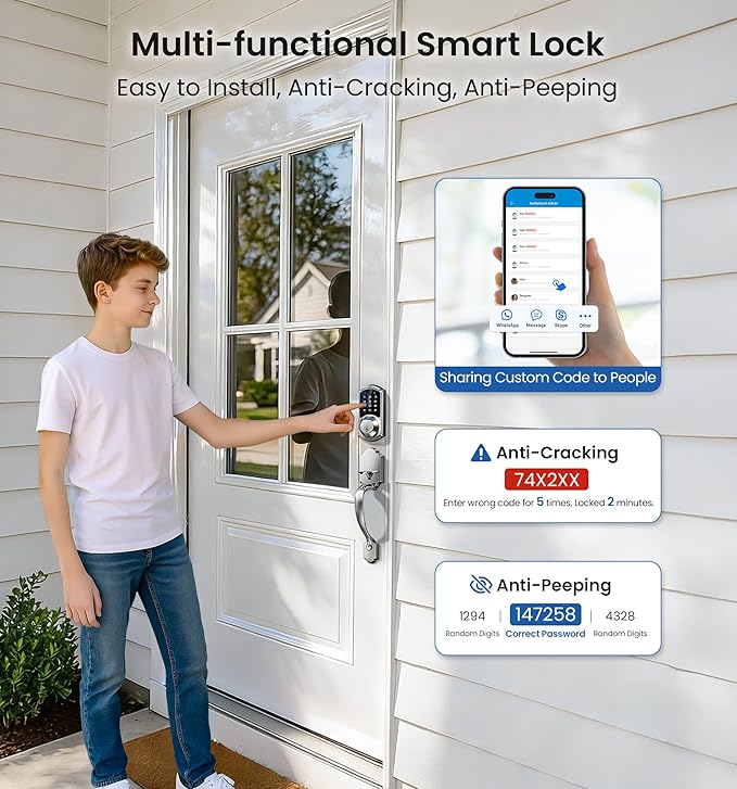 Veise VE07-H Fingerprint Smart Locks