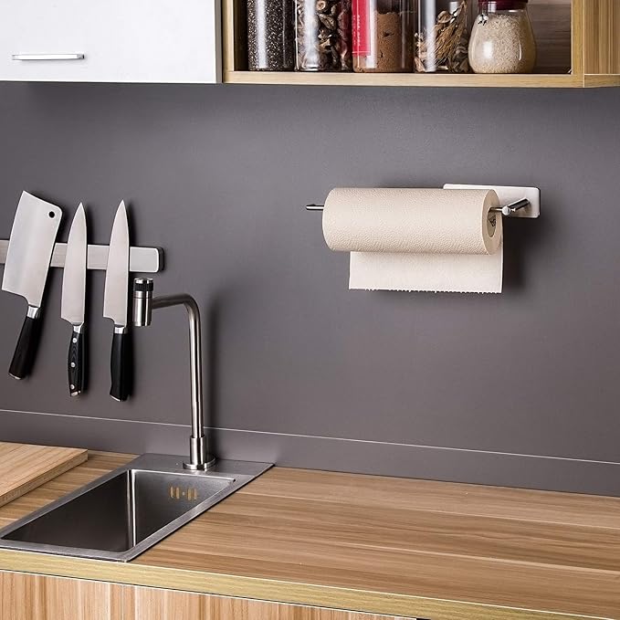 SUNTECH Paper Towel Holder Under Cabinet