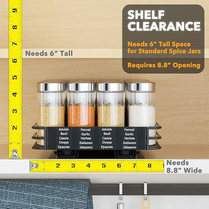SpaceAid Pull Out Spice Rack Organizer
