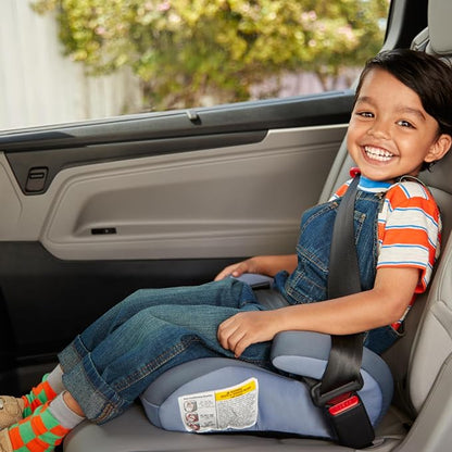 Cosco Topside Backless Booster Car Seat, Lightweight Booster Seats for Cars 40-100 lbs, Backless Booster Seat for Car, Turquoise
