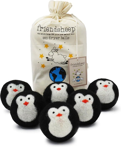Friendsheep Wool Dryer Balls, Organic Reusable Fabric Softener Alternative