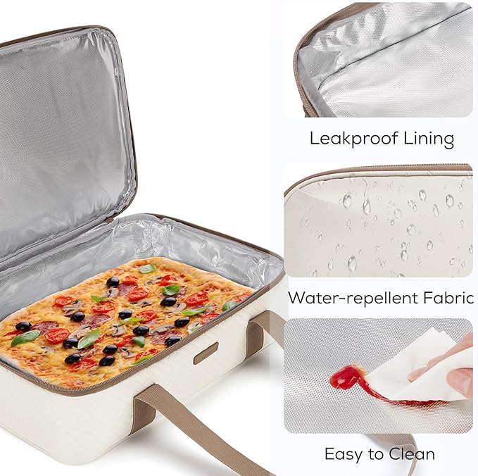 TOURIT Double Decker Insulated Casserole Carrier