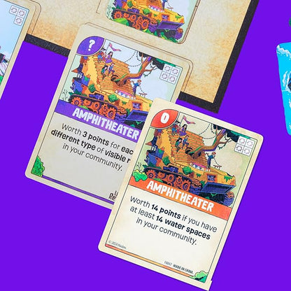 Life in Reterra Strategy Board Game | A Community (Re) Building Game | Ages 10+ | 2 to 4 Players | 35 Mins. Avg. | Games for Adults & Families