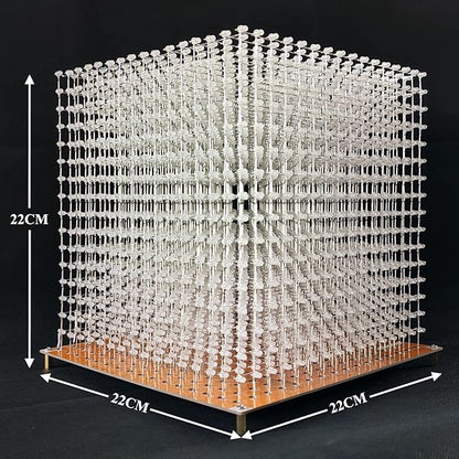Mini 3D Led Cube DIY Electronics Kit Soldering Project Kit (3D16MINI-MULTI4-KIT)