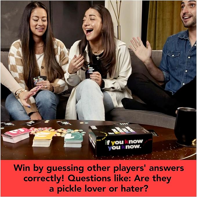 Spin Master Games, If You Know You Know IYKYK Card Game, Adult Party Game for Bachelorette Parties, College, Birthday, for Adults & Teens Ages 18+