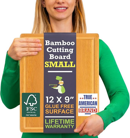 Small Bamboo Cutting Board – 12 Inch Wood Cutting Boards