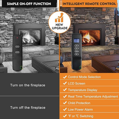 Upgraded Universal Fireplace Remote Control, Fit