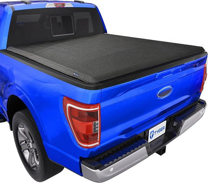 Tyger Auto T1X Soft Roll-Up in Fabric Truck Bed Tonneau Cover Compatible with 2015-2026 Ford F-150 | 6.5' (79") Bed | TG-BC1F9030X