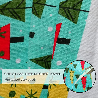 Oven Mitts and Potholders Dish Towles Set 100% Cotton