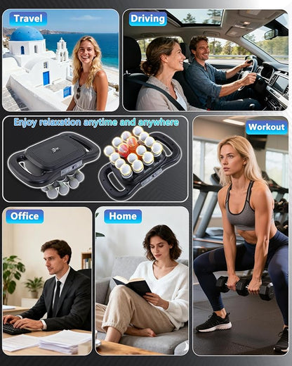 16-Head Massage Gun, Deep Tissue Percussion Massager
