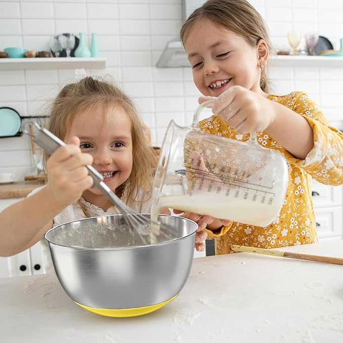 KITEISCAT Stainless Steel Mixing Bowls