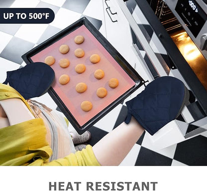 1 Pair Short Oven Mitts