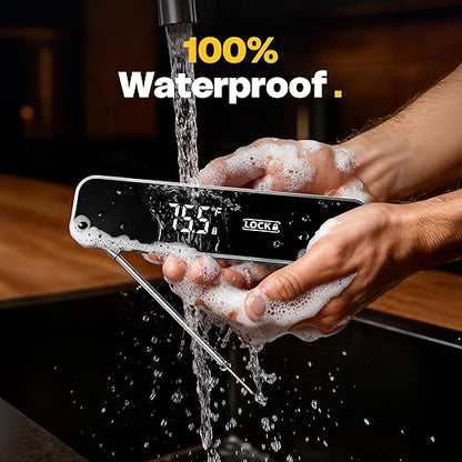 0.3 Sec Instant Read Meat Thermometer Digital, Food Thermometer