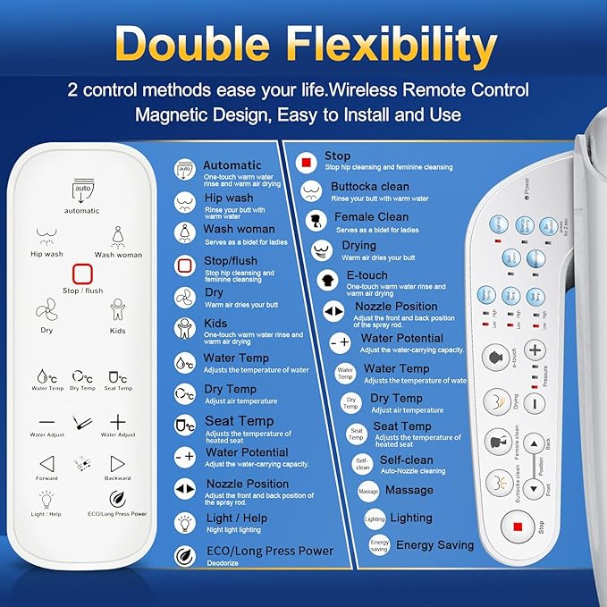 KERDE 08 Smart Electric Bidet Toilet Seat
