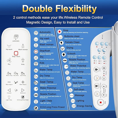 KERDE 08 Smart Electric Bidet Toilet Seat