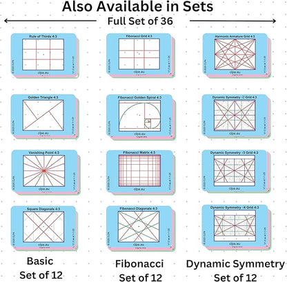 CLPA DSLR 3:2 Photographic Viewfinder Set: All viewfinders in 3:2 Aspect Ratio