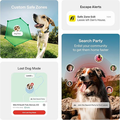 New Fi Series 3+ Smart Dog Tracker Collar GPS Tracker
