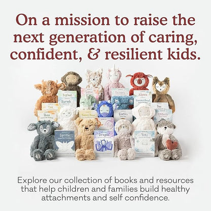 Slumberkins 14" Otter Kin & 2 Board Books Complete Set Bundle | Promotes Family Bonding, Building Connections & Acceptance | Social Emotional Learning, Ages 0+ (Otter Kin Plush + 2 Board Books)