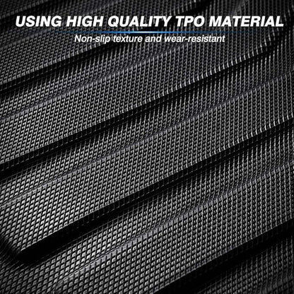 KUST Floor Mats for 2019-2025 2026 Mazda 3 (FWD Only), All Weather TPE Rubber Car Mats for Mazda3 Accessories 1st & 2nd Row Liners Non-Slip High Side
