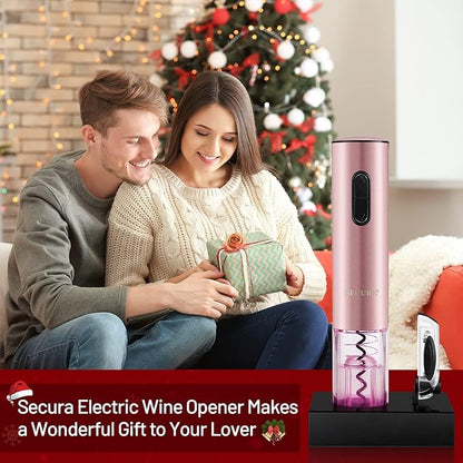 Secura Electric Wine Opener, Automatic Electric Wine Bottle Corkscrew Opener