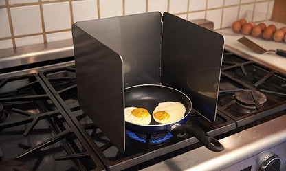 Fox Run Splatter Shield, 3 Sided Frying Splatter Guard