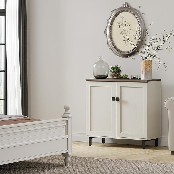 Multifunctional Buffet Sideboard Cabinet Farmhouse Modern Storage Cabinet