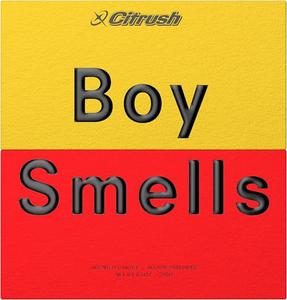 Boy Smells Citrush Candle – Bright Citrus Aroma – Warm Musk Finish – Pomelo Oil – Clean Burning Scented Candle – Long-Lasting Fragrance Throw – Vegan Soy Wax Blend – 9oz Glass Jar