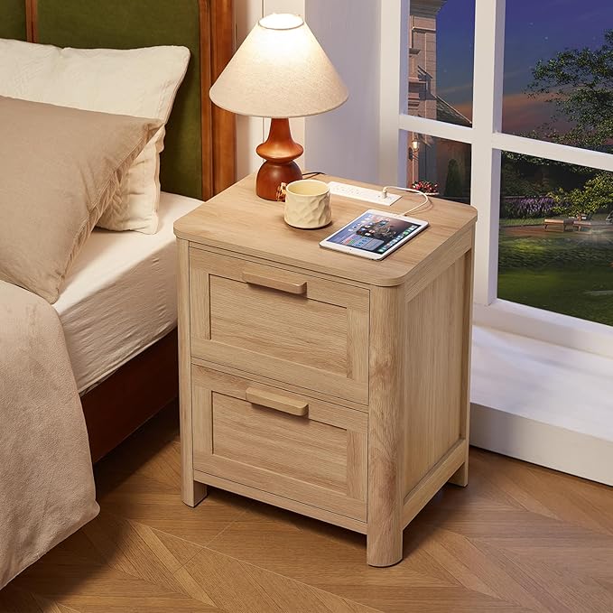 Joaxswe Farmhouse Nightstand