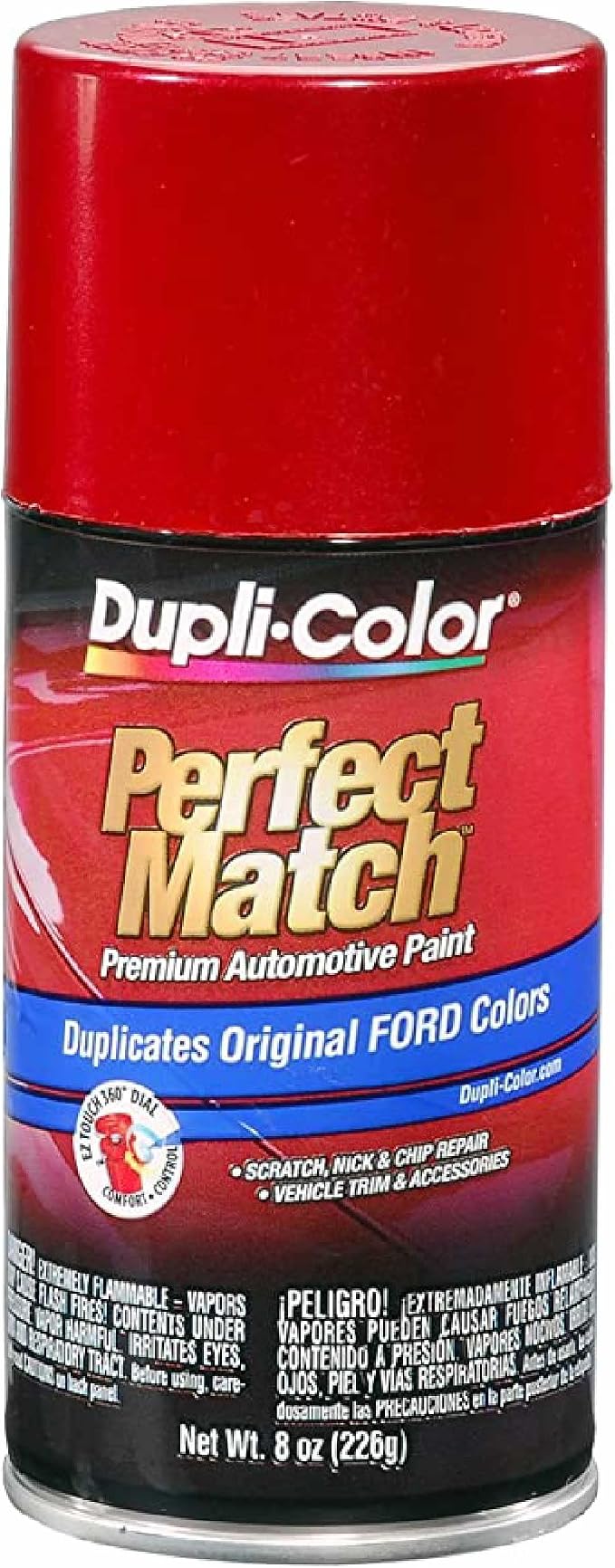 Dupli-Color Perfect Match Premium Automotive Paint, Redfire Pearl (M), 8 oz