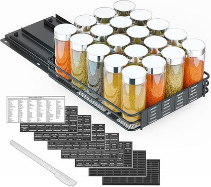 SpaceAid Pull Out Spice Rack Organizer