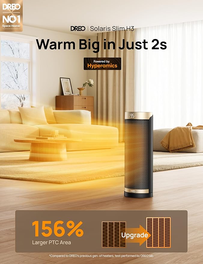 DREO Space Heater, 1500W Electric Heaters