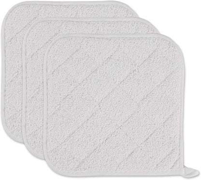 DII Basic Terry Collection Quilted 100% Cotton, 3 Piece