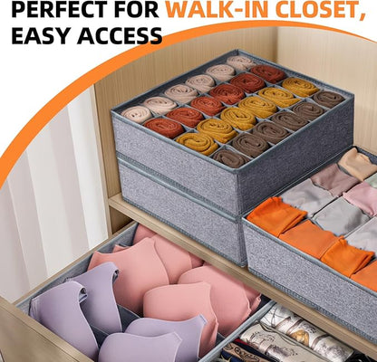 Criusia 6 Pack Large Drawer Organizer