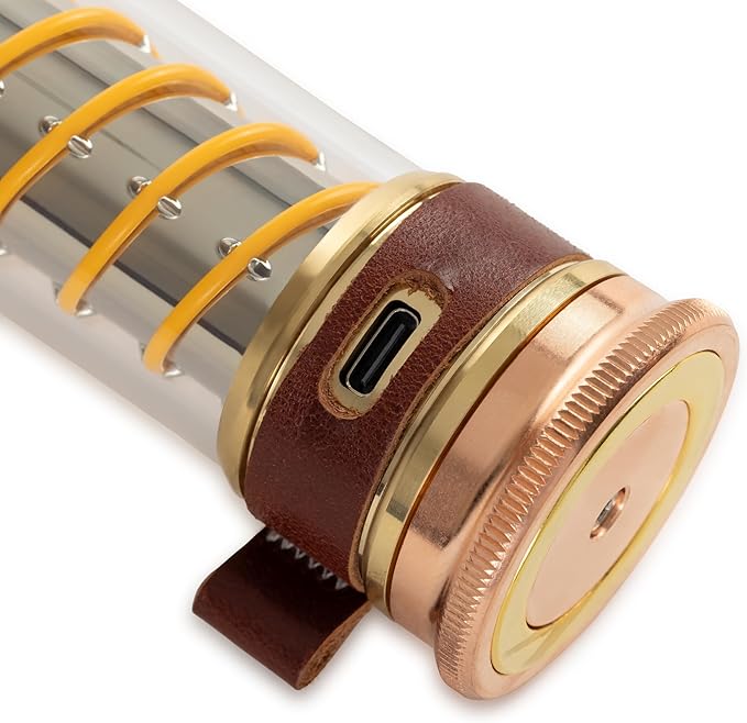 Barebones Edison Light Stick ??Brass, USB Rechargeable LED Lantern and Flashlight with 7 Modes, 40+ Hour Run Time, Camping Essentials with Magnetic Base