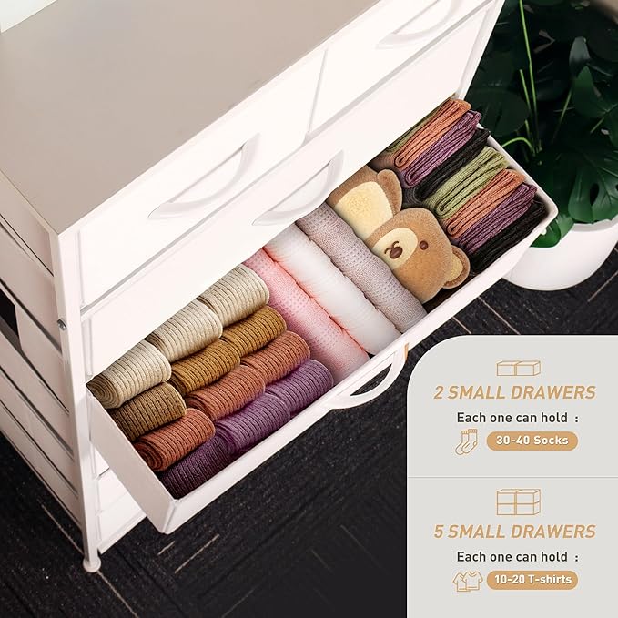 Mifuro Tall Dresser for Bedroom, Vertical Storage Organizer Tower