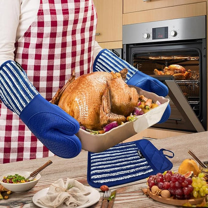 Alselo Silicone Oven Mitts Heat Resistant 932℉
