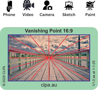 CLPA Basic Photographic Viewfinder Set: Rule of Thirds, Square Diagonals