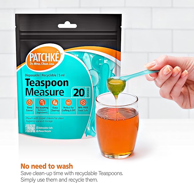 Plastic Measuring Spoons, Fits in Jar, Good