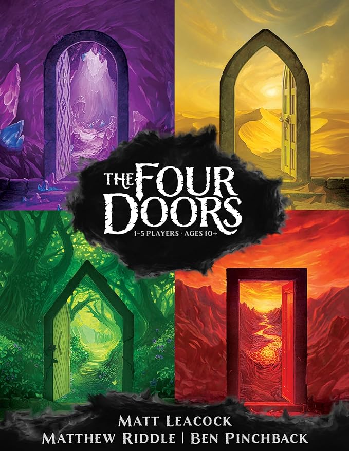 Happy Camper - The Four Doors | Thrilling Cooperative Game by Matt Leacock | Great for Travel and Solo Play
