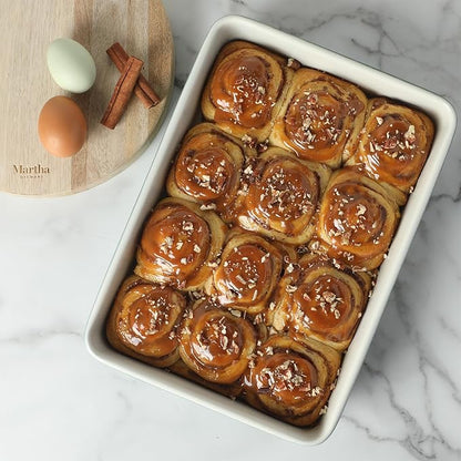 Martha Stewart Gallen 10 Piece Baking Pans Ceramic PFA Free Non Toxic Non Stick