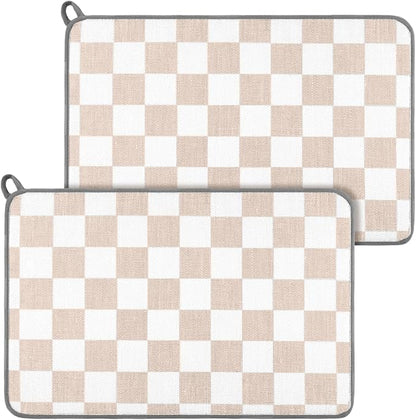 Zonon Dish Drying Mat for Kitchen Counter 16 x 24 Microfiber Absorbent Dish