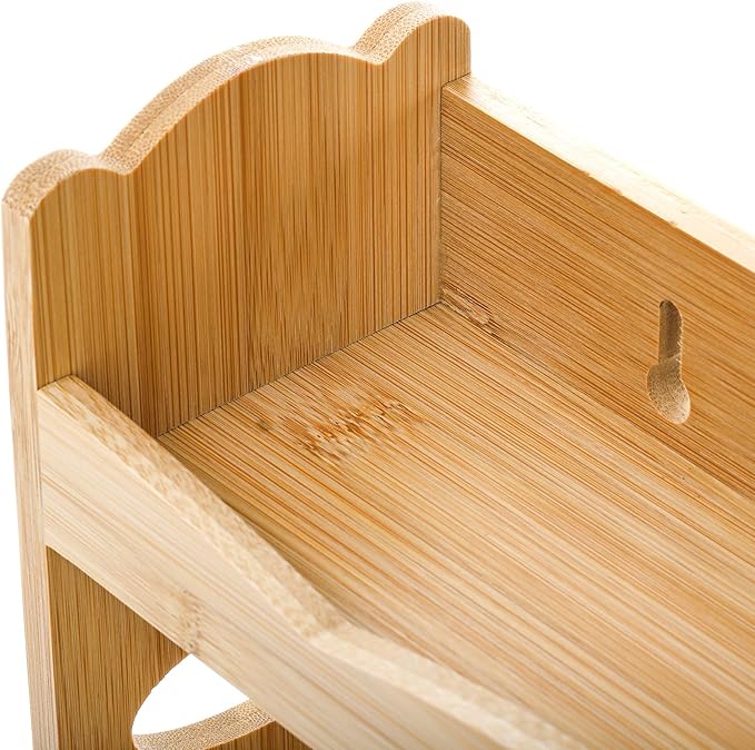 Jucoan 3-Tier Bamboo Spice Rack